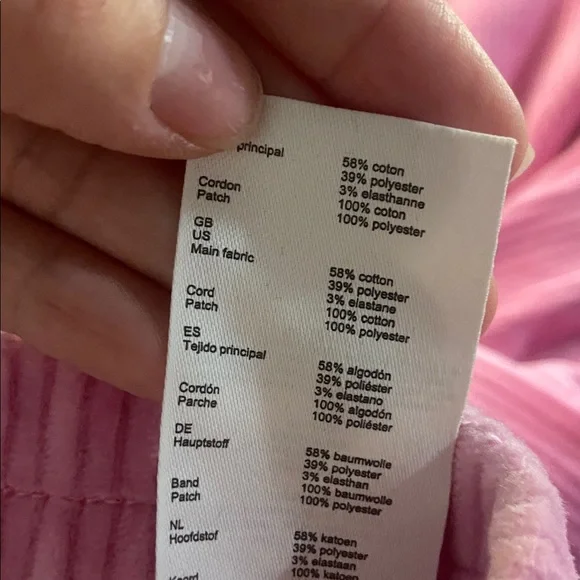 MAJE X Sailor Moon Pally Corduroy Wide Leg Pants In Roses - Picture 15 of 16